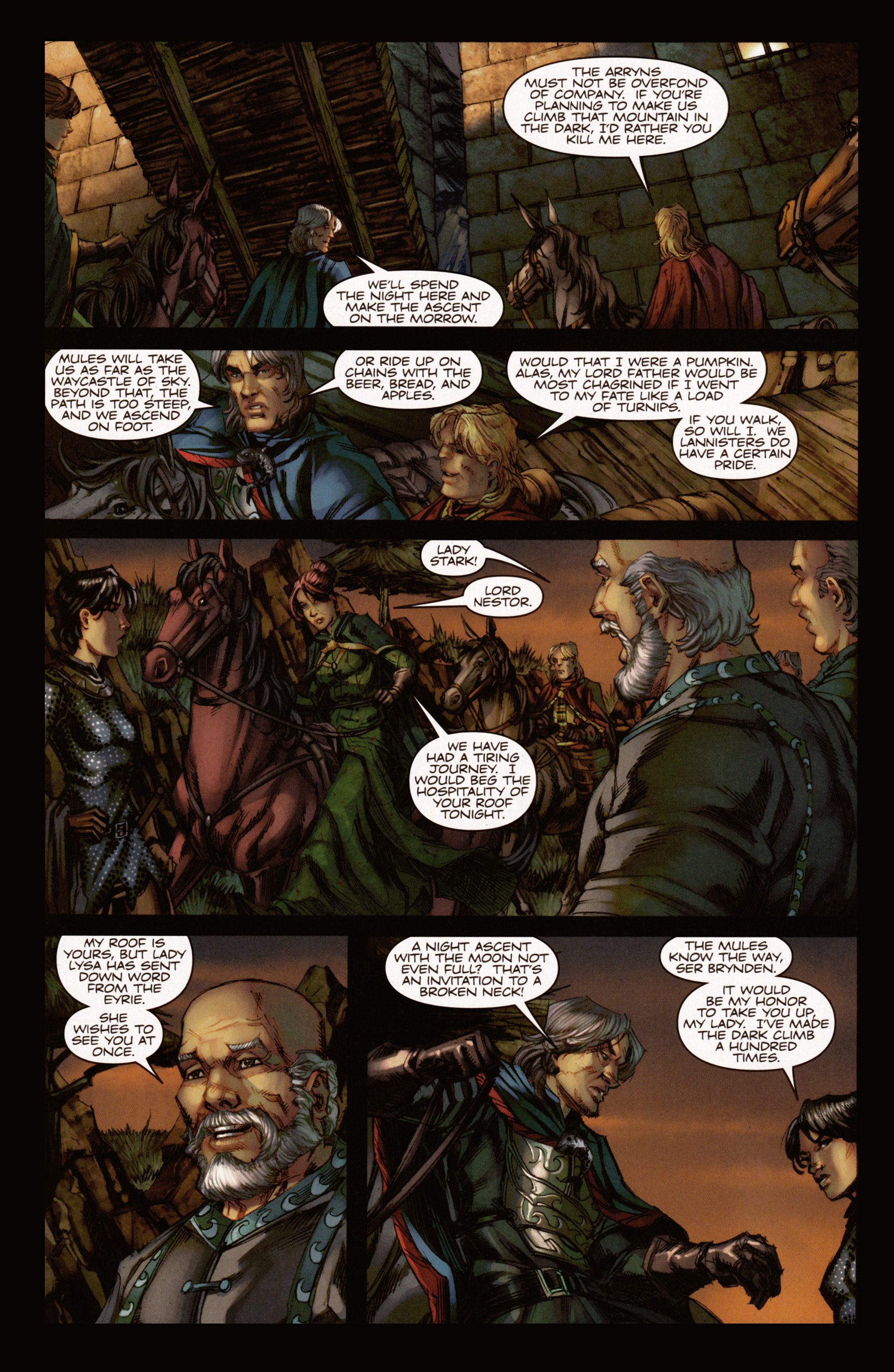 Read online A Game Of Thrones comic -  Issue #11 - 10