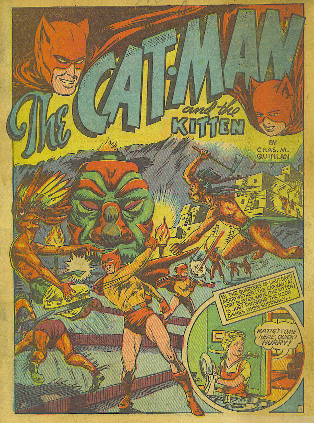 Read online Cat-Man Comics comic -  Issue #10 - 2