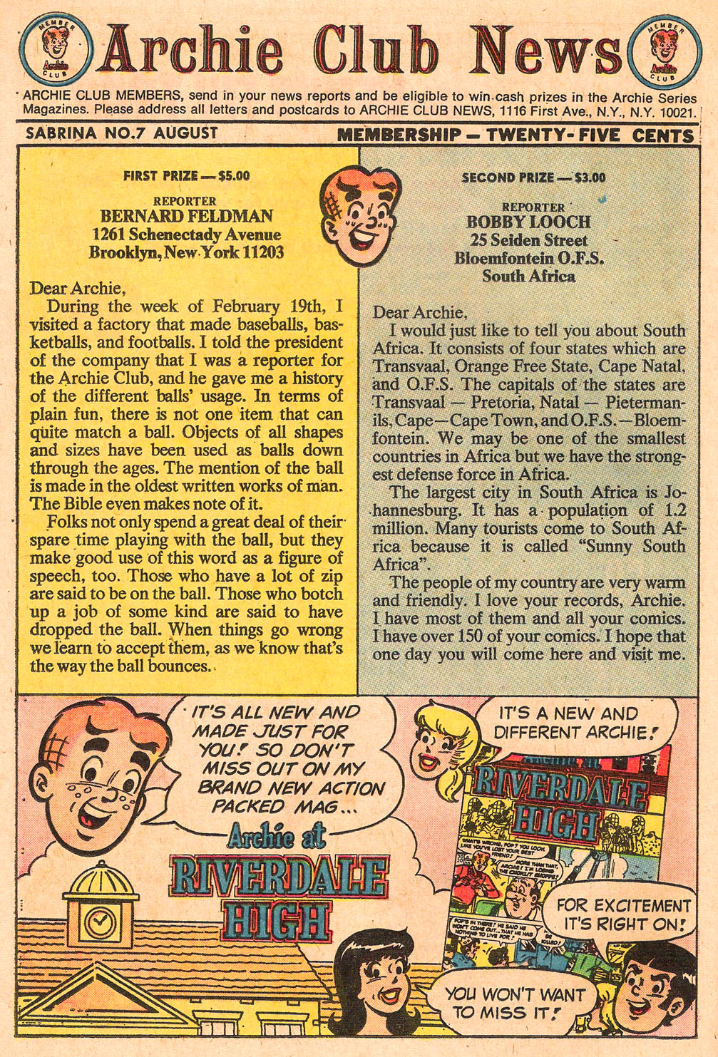 Read online Sabrina The Teenage Witch (1971) comic -  Issue #7 - 33