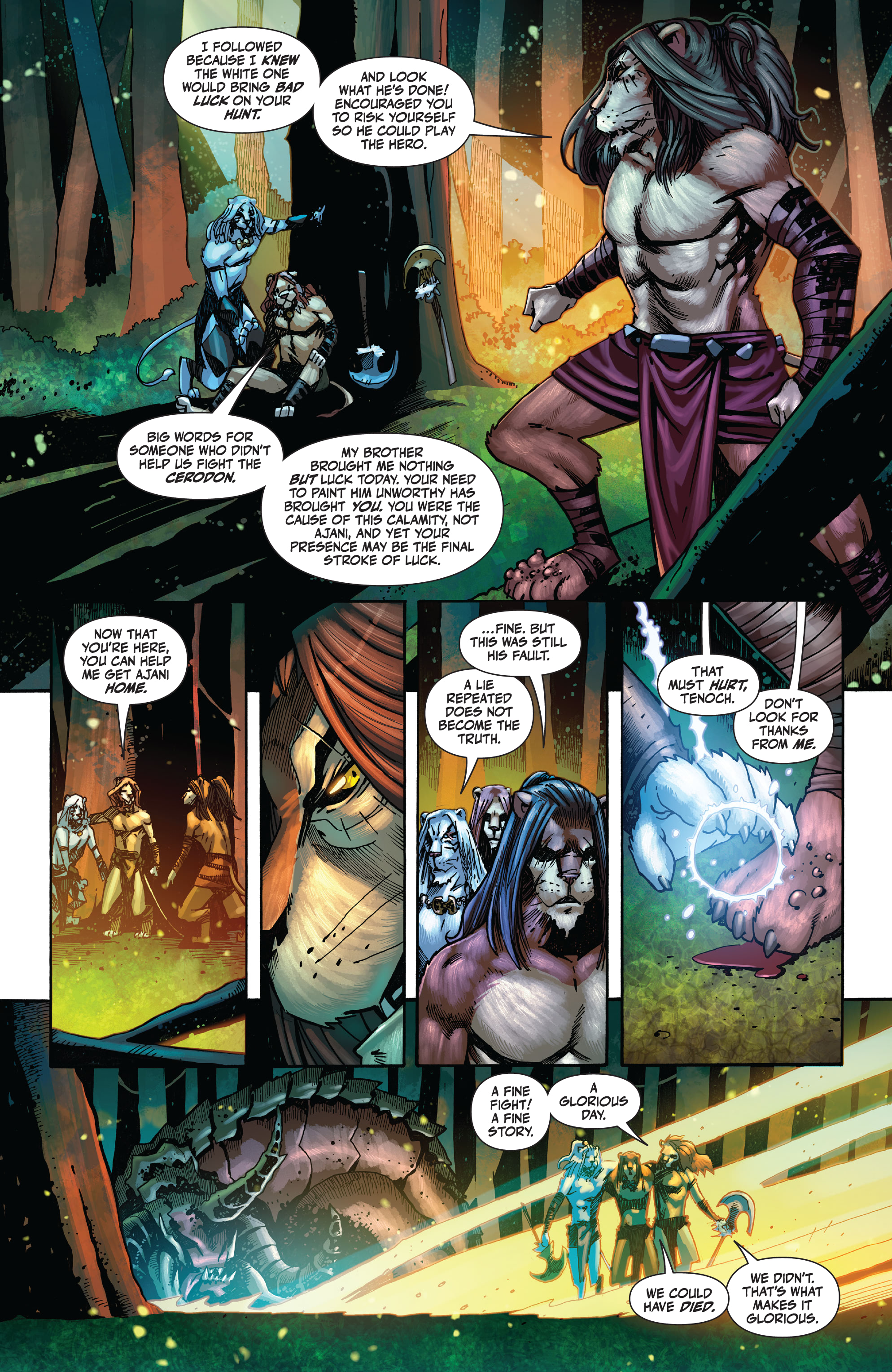 Read online Magic: Ajani Goldmane comic -  Issue #1 - 38