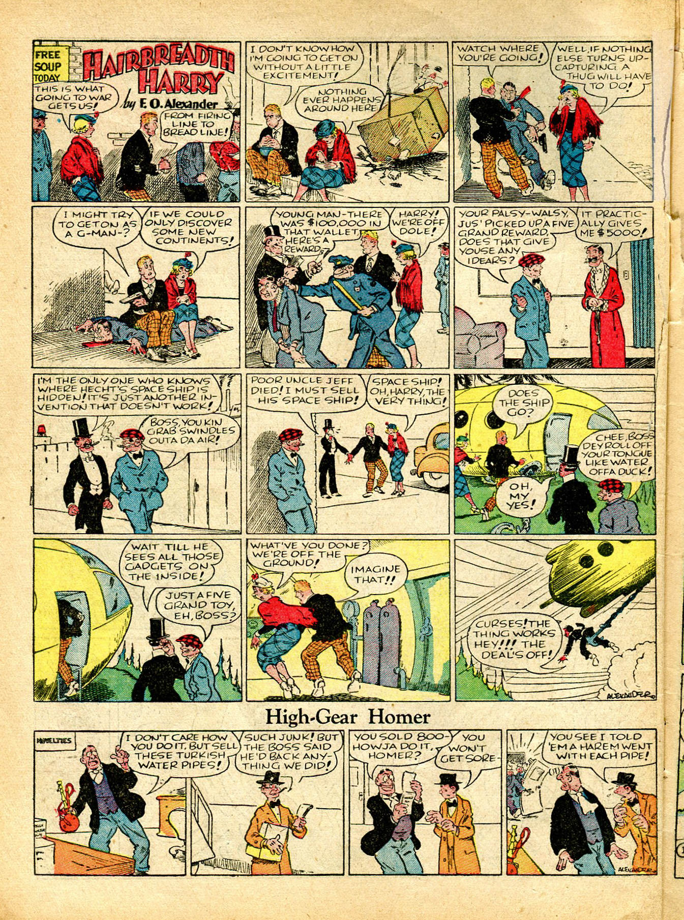 Read online Famous Funnies comic -  Issue #37 - 16