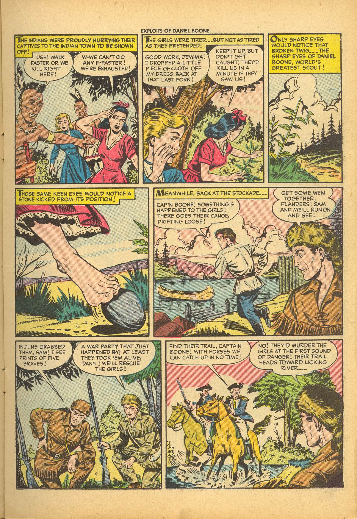 Read online Exploits of Daniel Boone comic -  Issue #3 - 15