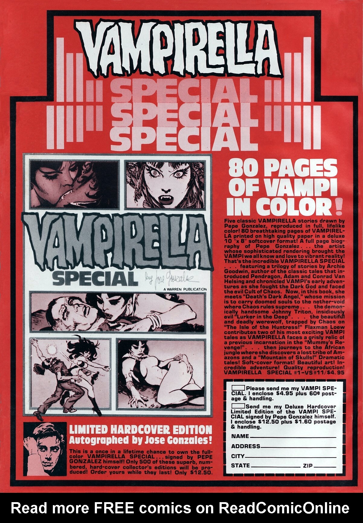 Read online Vampirella (1969) comic -  Issue #64 - 2