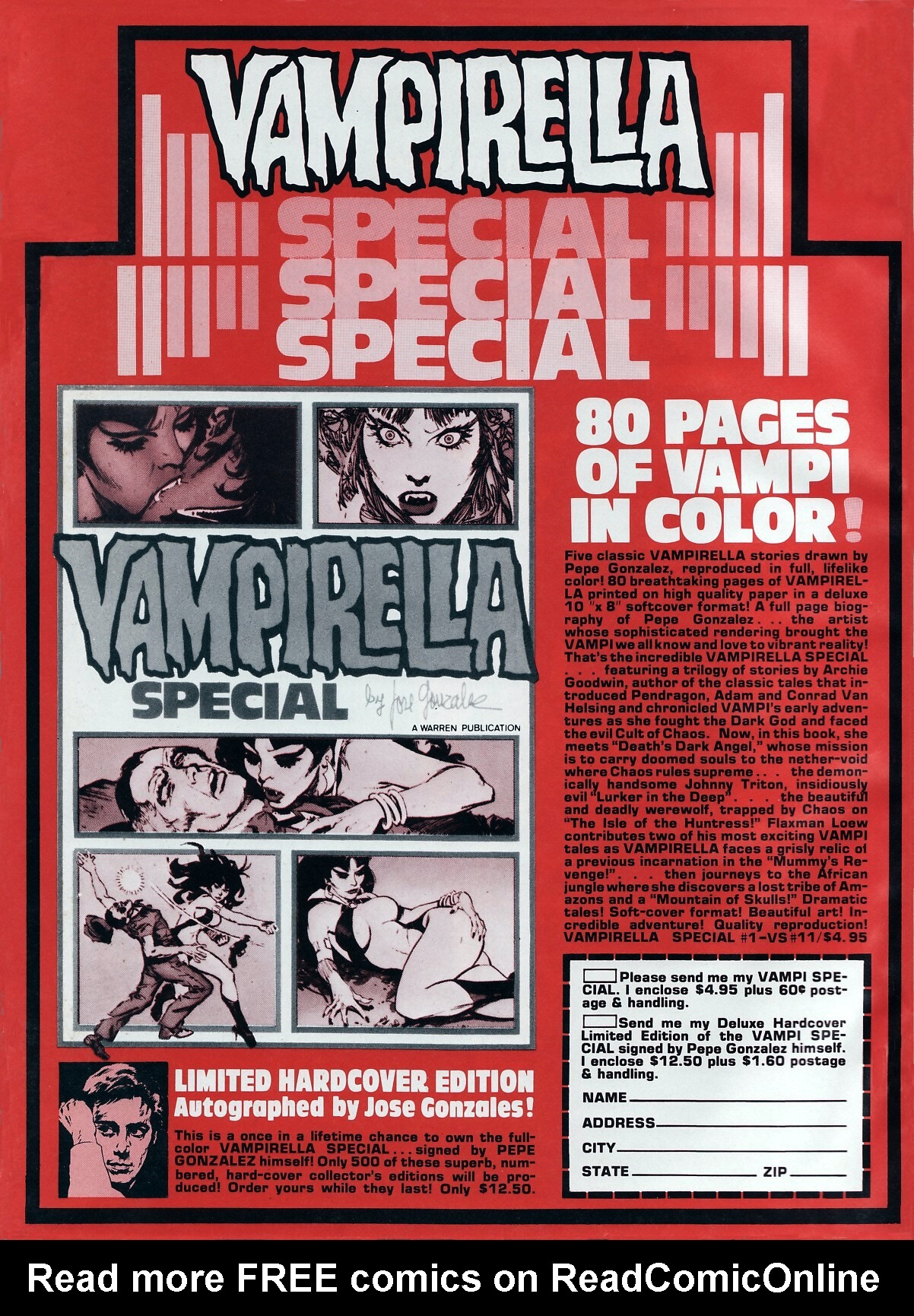 Read online Vampirella (1969) comic -  Issue #64 - 2