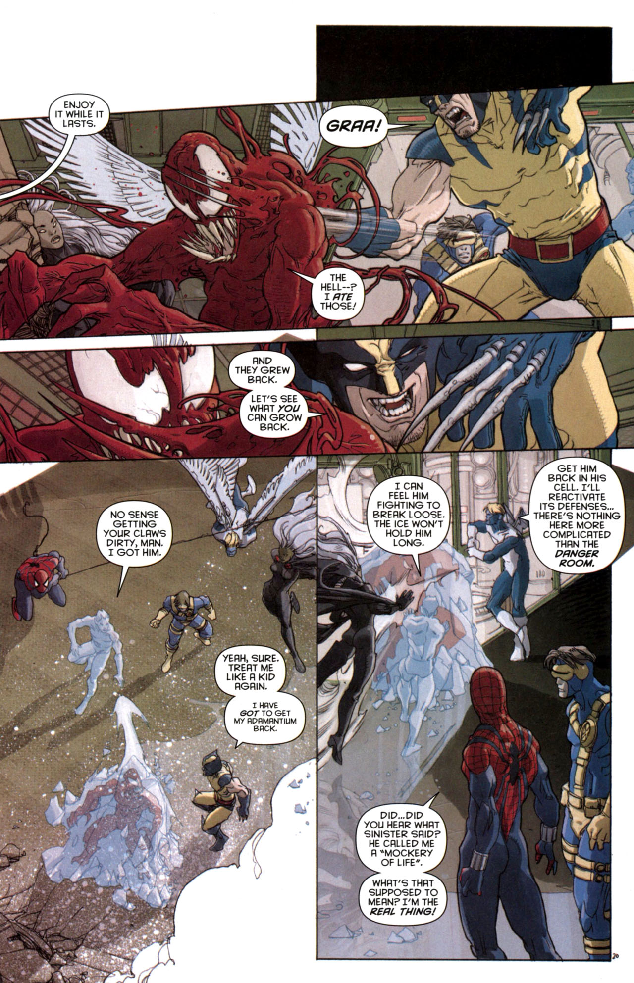 Read online X-Men/Spider-Man comic -  Issue #3 - 20