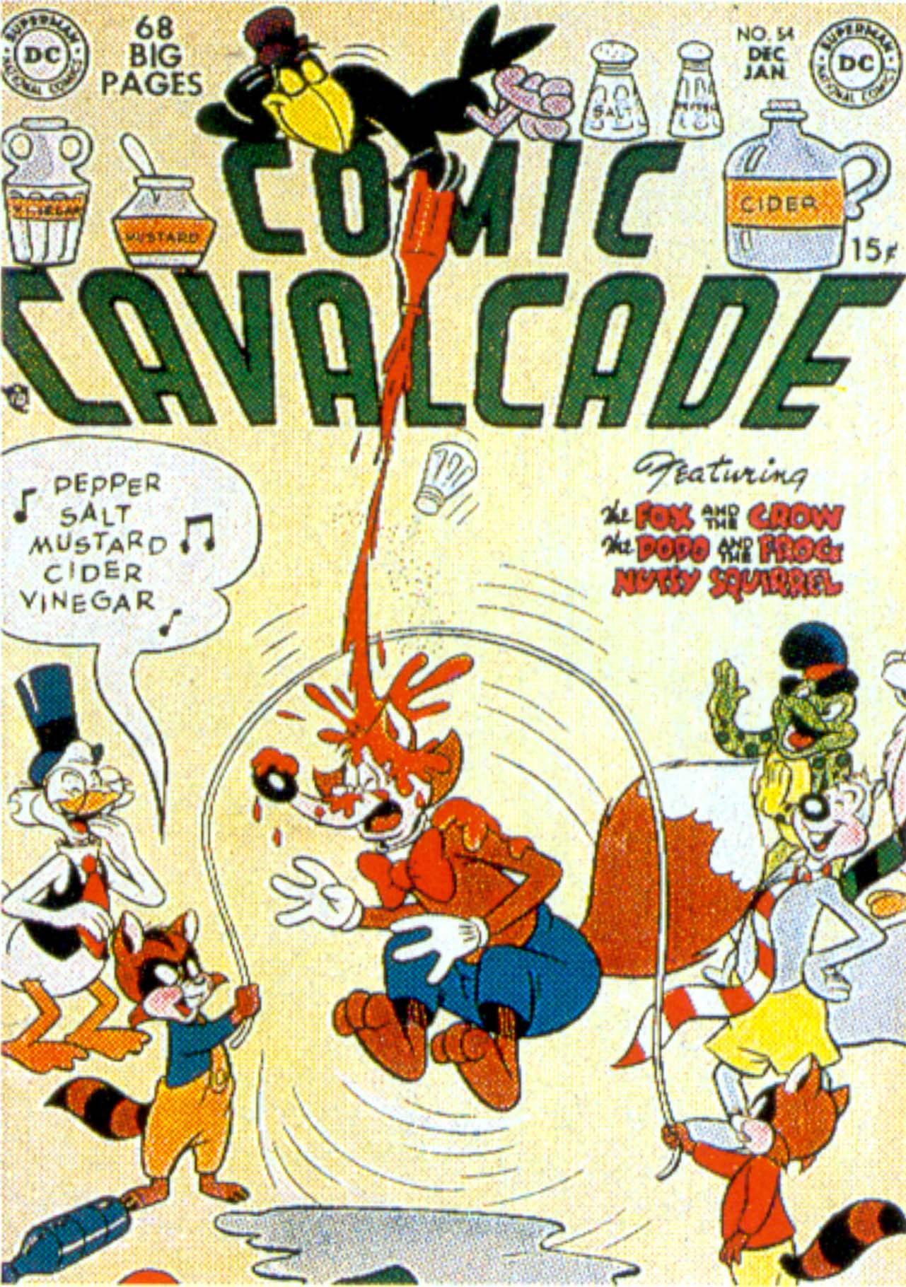 Read online Comic Cavalcade comic -  Issue #54 - 1