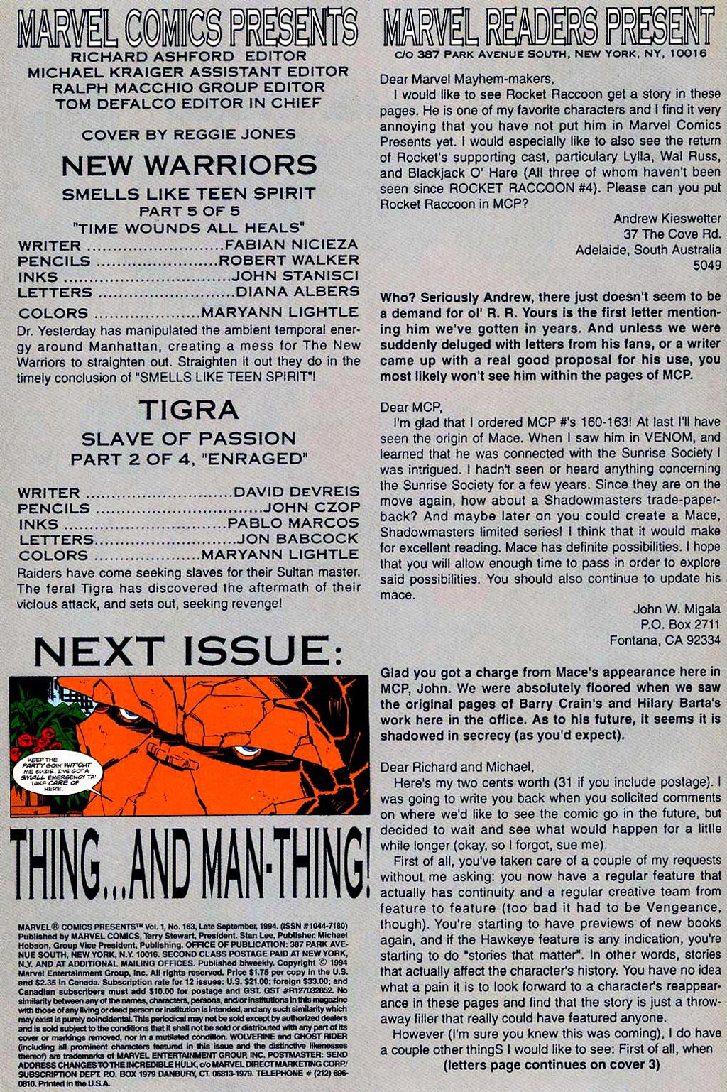 Read online Marvel Comics Presents (1988) comic -  Issue #163 - 2
