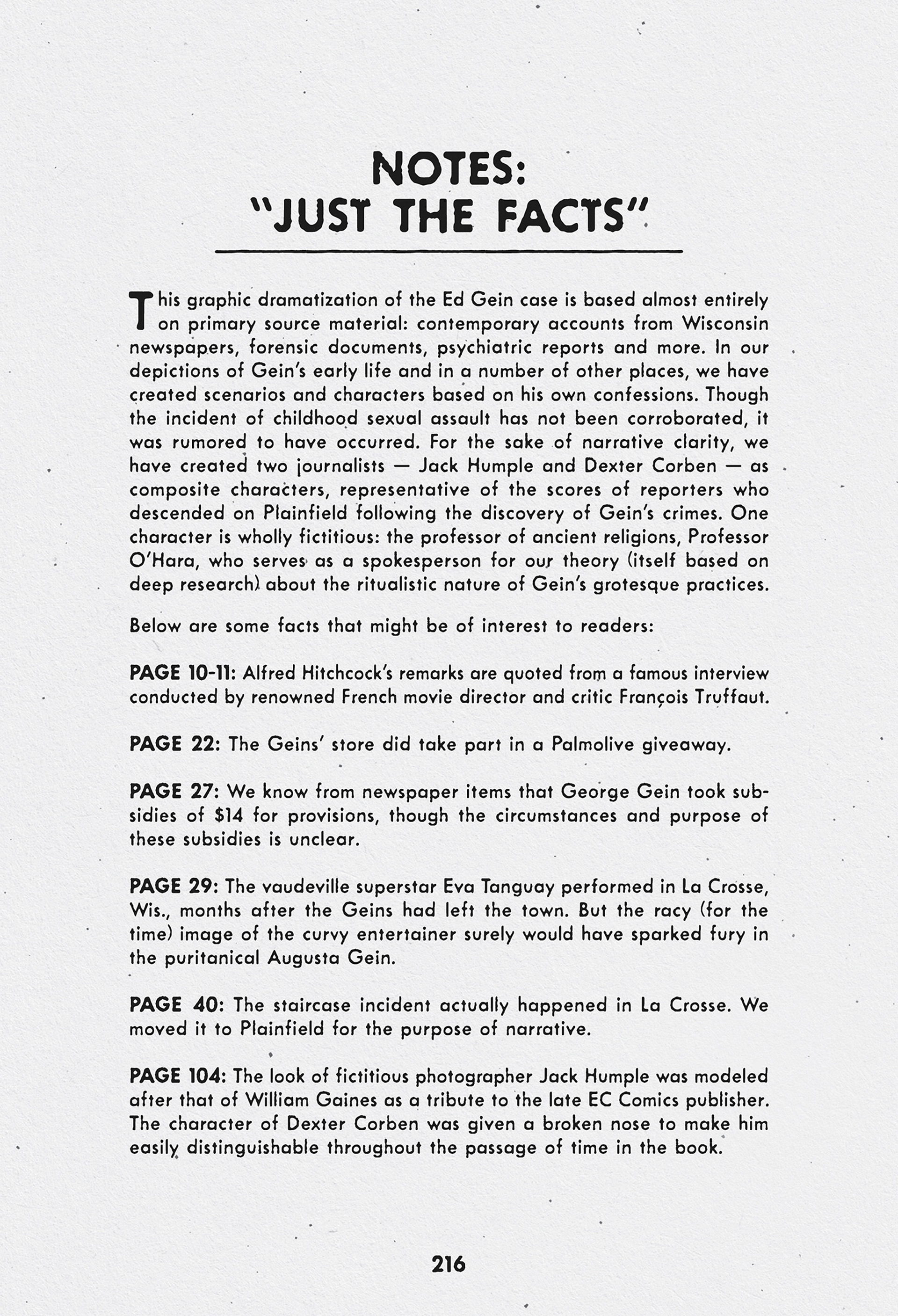 Read online Did You Hear What Eddie Gein Done? comic -  Issue # TPB (Part 2) - 109