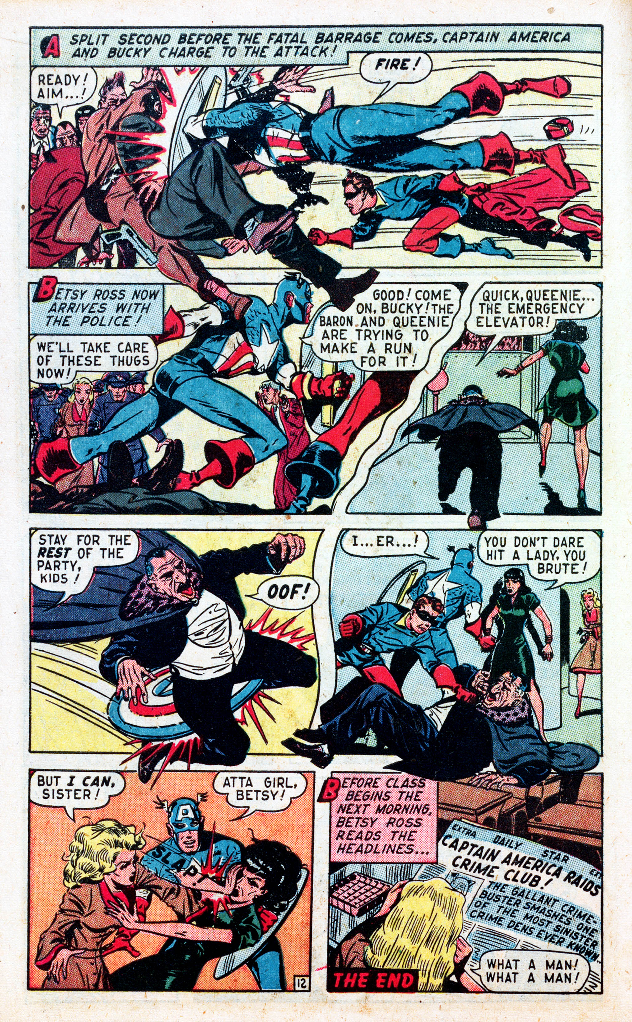 Read online Captain America Comics comic -  Issue #62 - 14