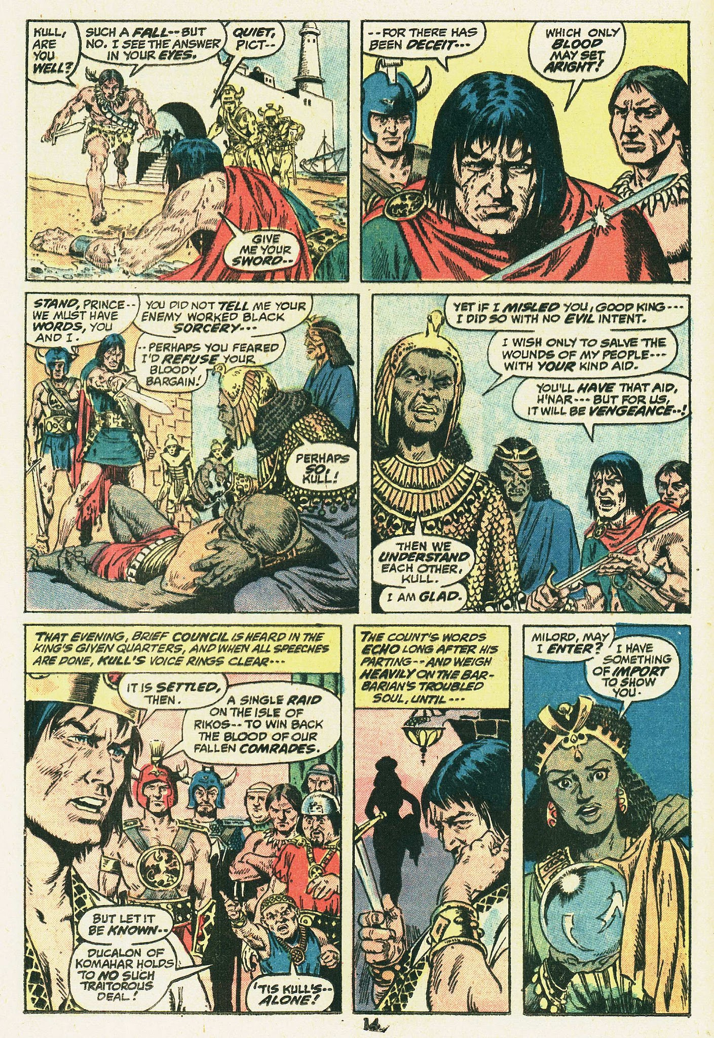 Read online Kull, the Conqueror (1971) comic -  Issue #5 - 11