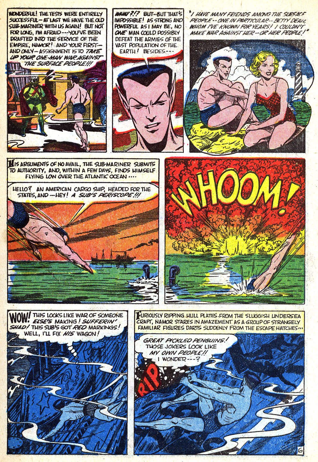 Read online Sub-Mariner Comics comic -  Issue #38 - 10