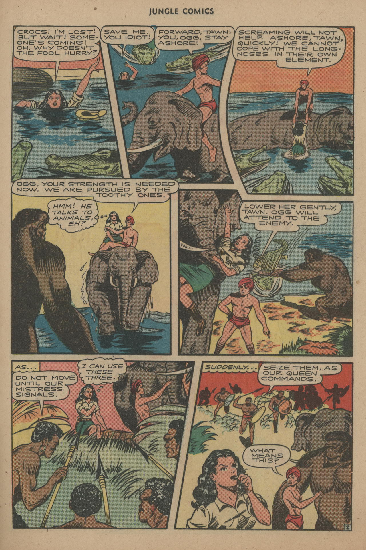 Read online Jungle Comics comic -  Issue #81 - 29