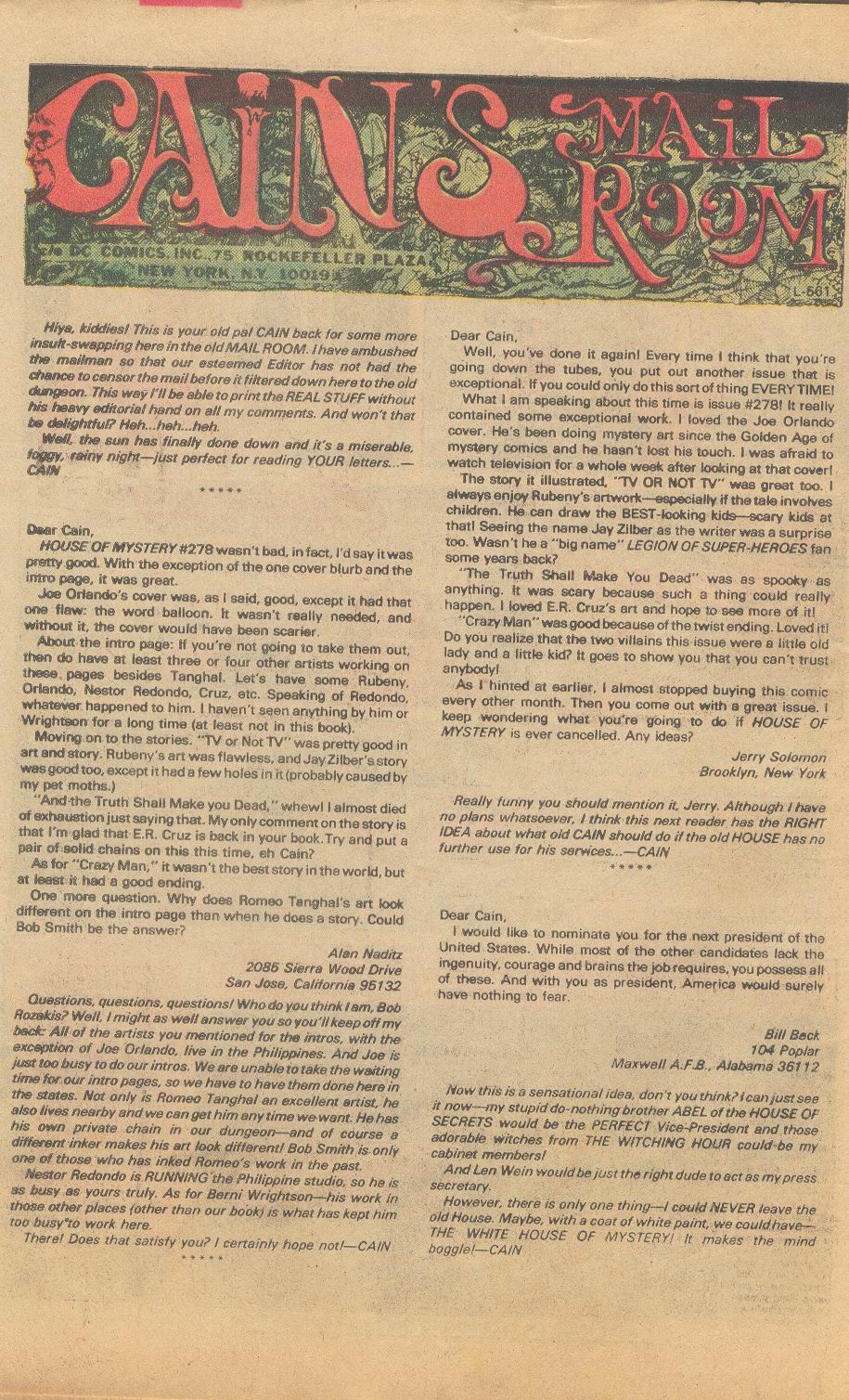 Read online House of Mystery (1951) comic -  Issue #284 - 34