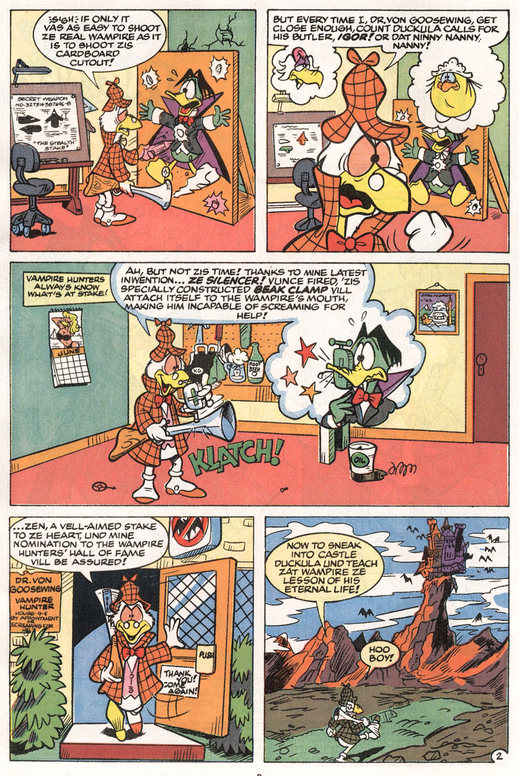 Read online Count Duckula comic -  Issue #12 - 4