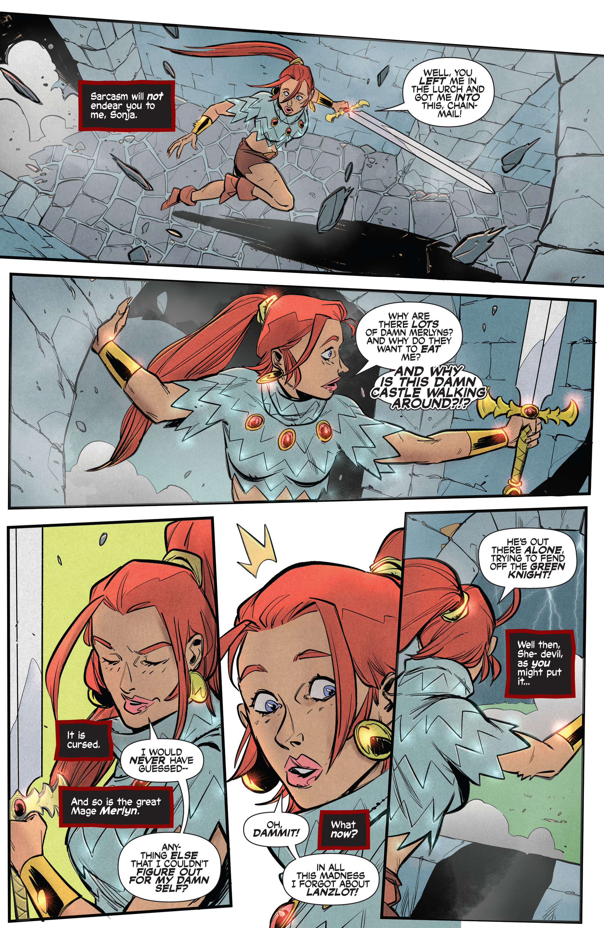Read online Immortal Red Sonja comic -  Issue #7 - 12