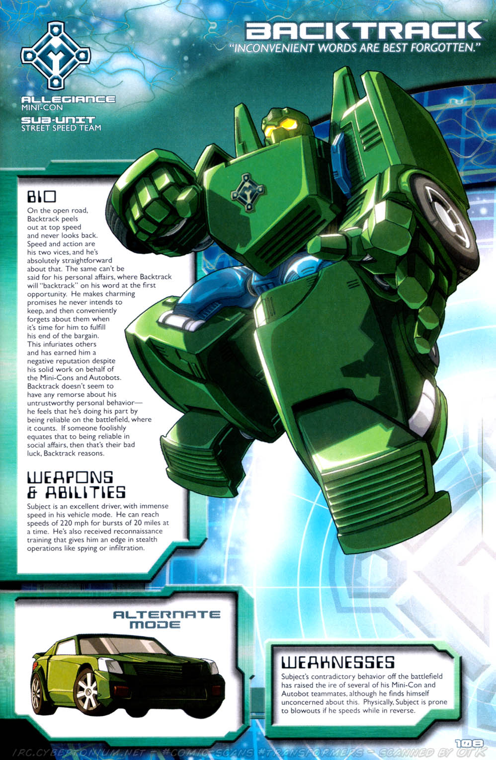 Read online More Than Meets The Eye: Transformers Armada comic -  Issue #3 - 18