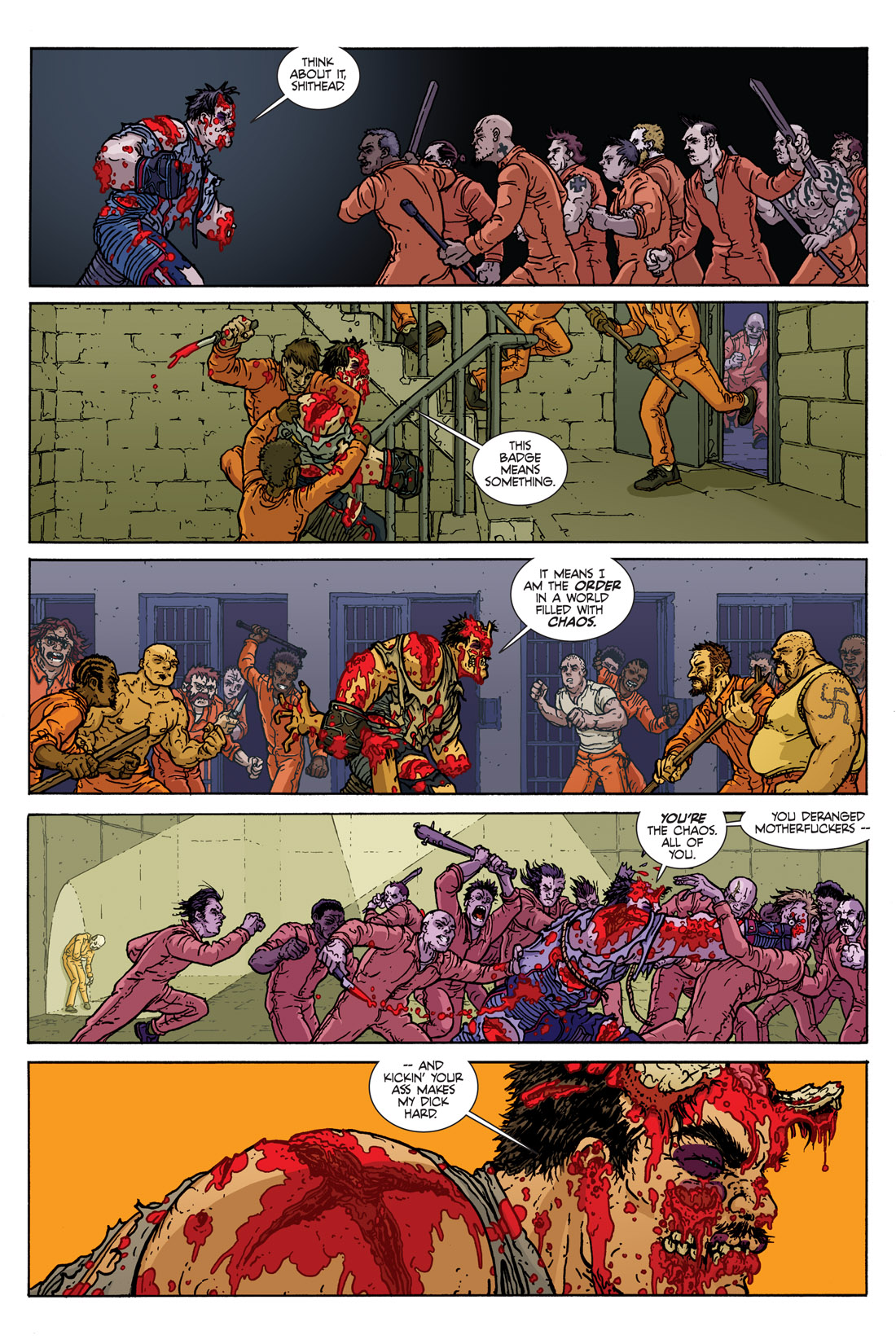 Read online Officer Downe: Bigger, Better, Bastard Edition comic -  Issue # TPB - 40