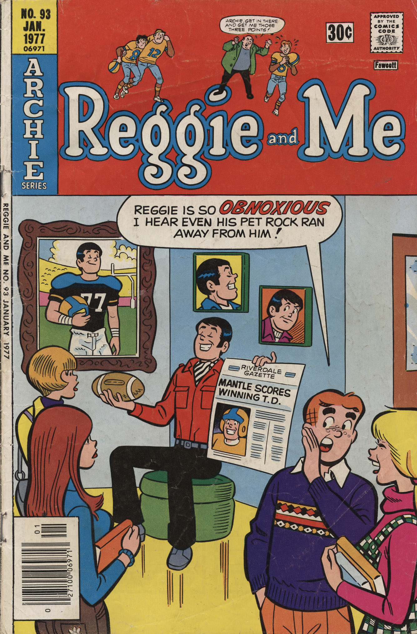 Read online Reggie and Me (1966) comic -  Issue #93 - 1