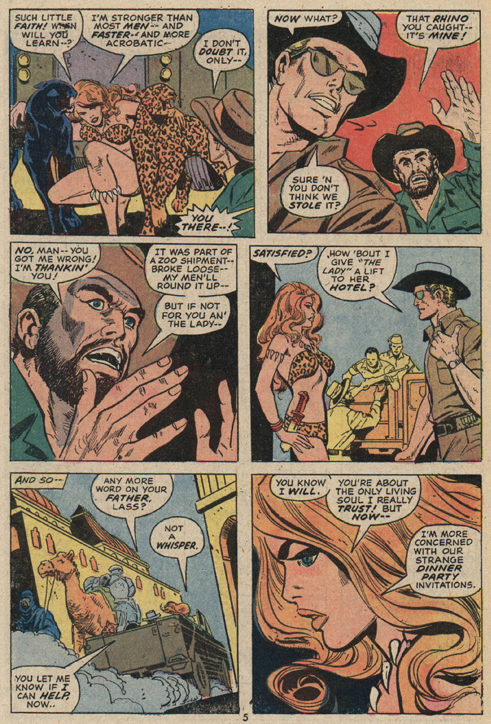 Read online Shanna, the She-Devil (1972) comic -  Issue #4 - 5