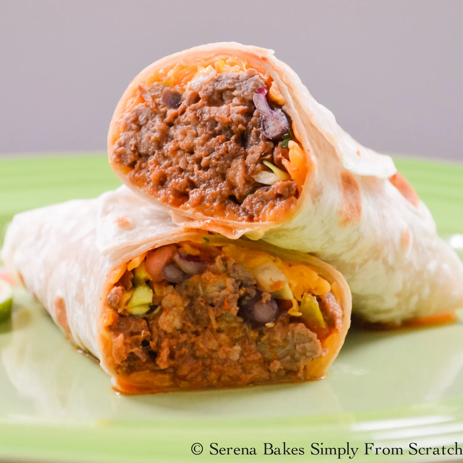 Crockpot Barbacoa Beef is the perfect filling! www.serenabakessimplyfromscratch.com