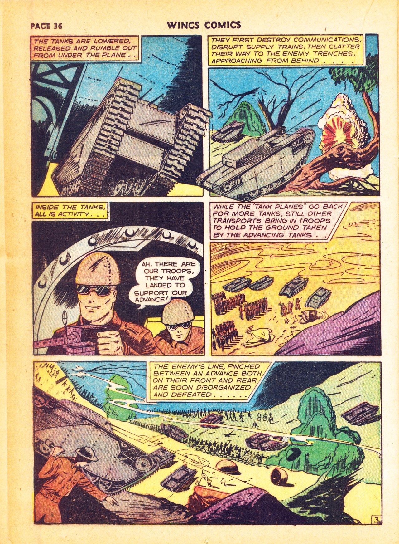 Read online Wings Comics comic -  Issue #4 - 38