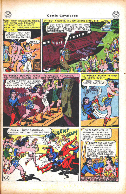 Read online Comic Cavalcade comic -  Issue #22 - 15