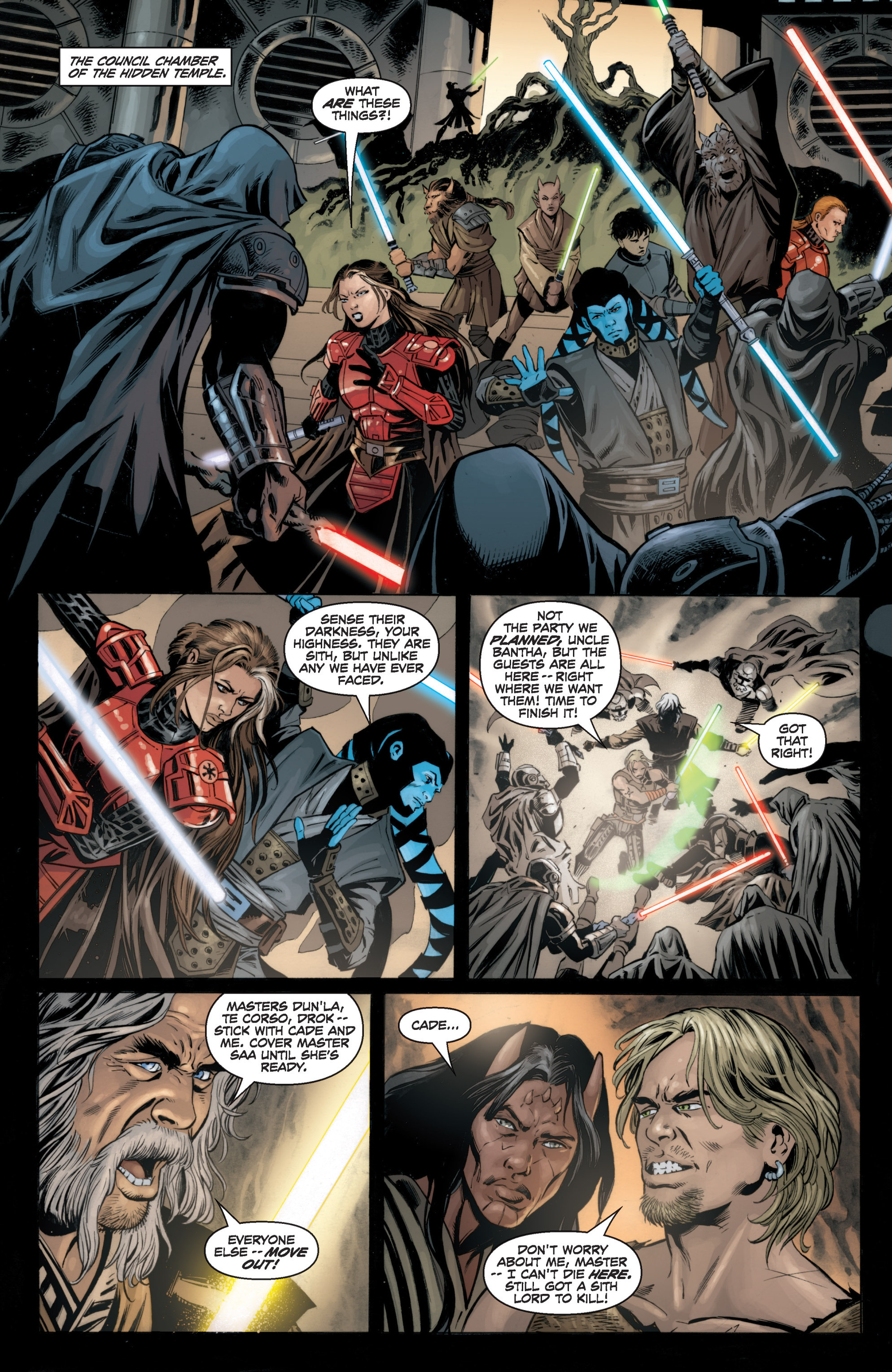 Read online Star Wars: Legacy War comic -  Issue #4 - 11