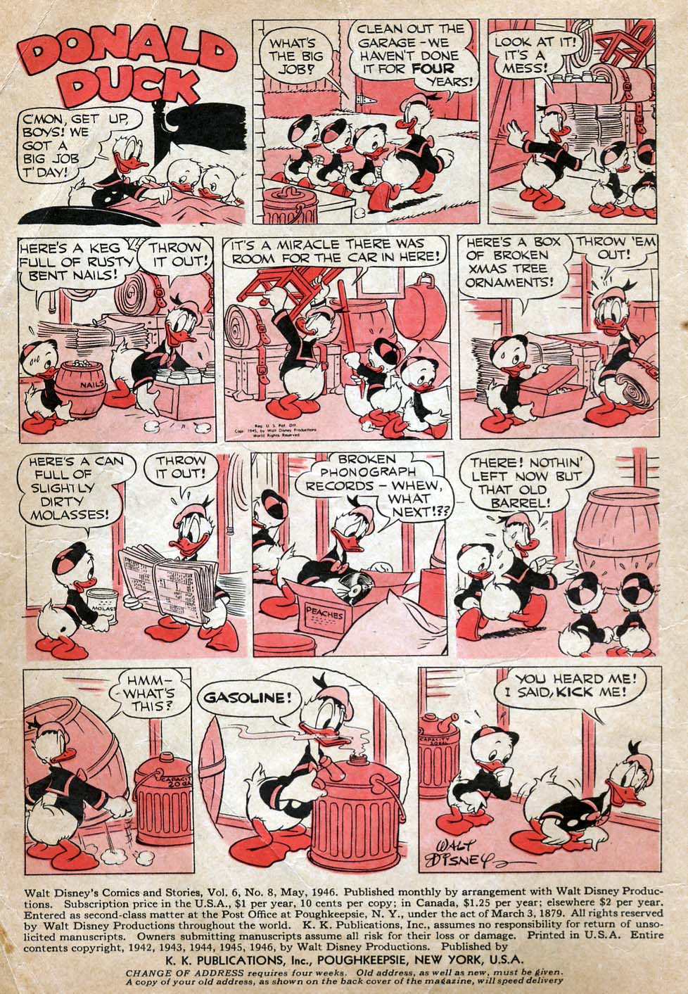 Read online Walt Disney's Comics and Stories comic -  Issue #68 - 2