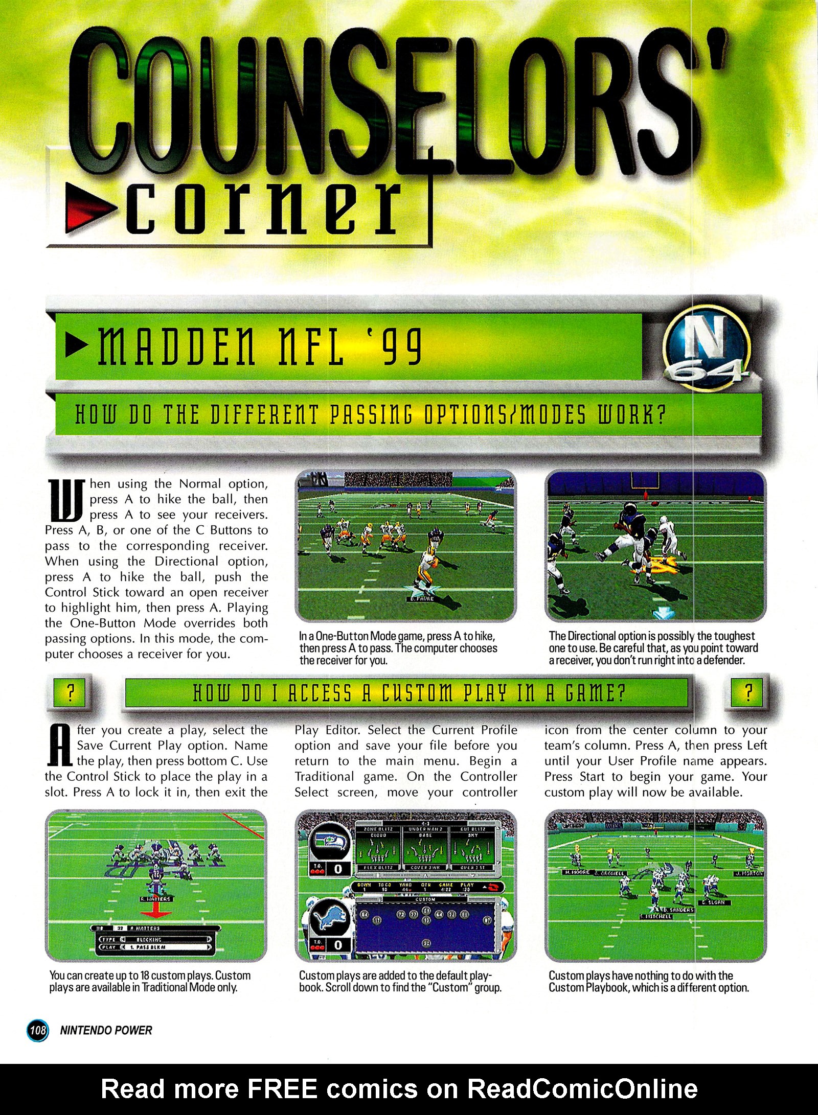 Read online Nintendo Power comic -  Issue #115 - 116