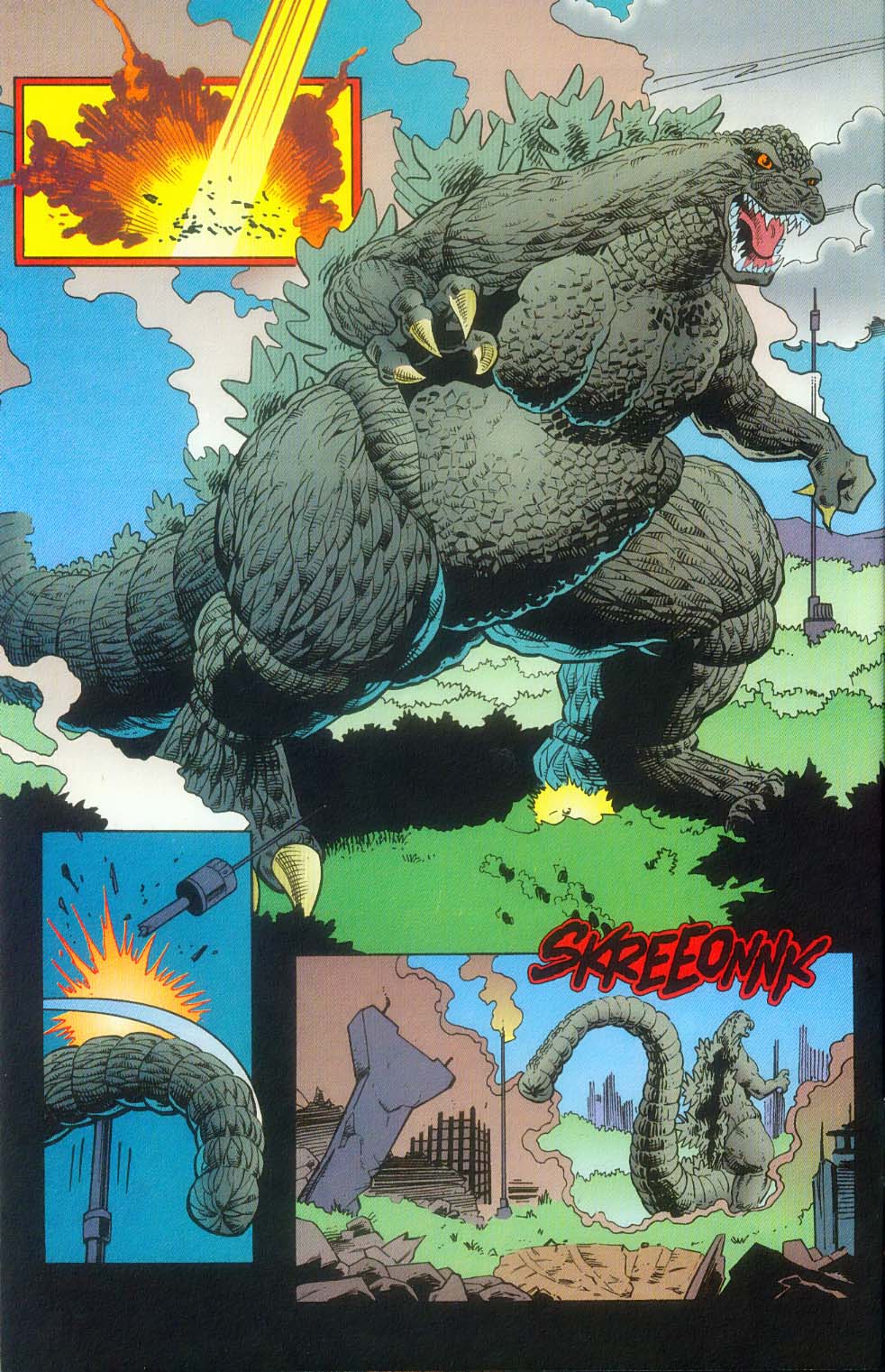 Read online Godzilla (1995) comic -  Issue #12 - 13