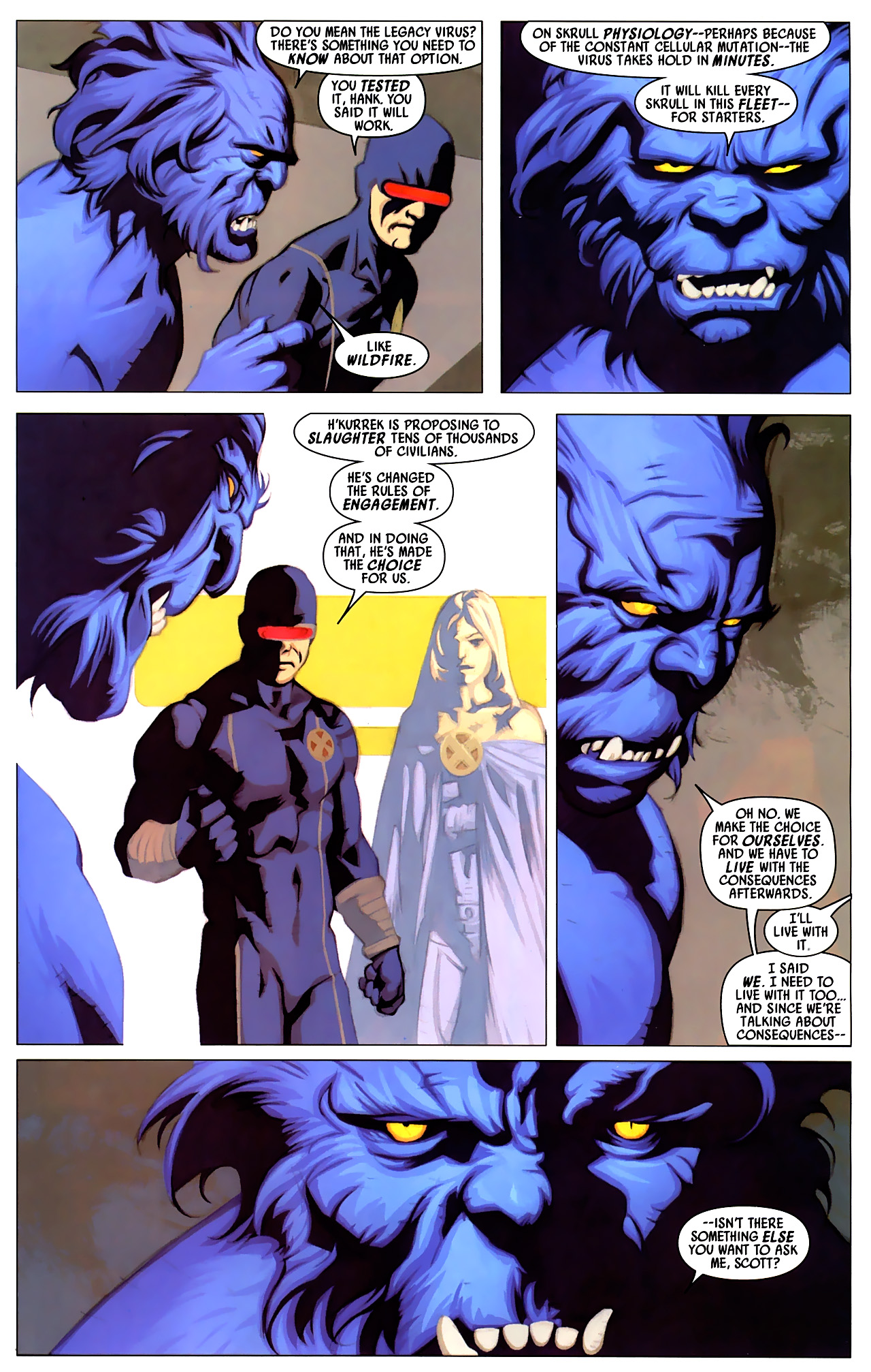 Read online Secret Invasion: X-Men comic -  Issue #4 - 6