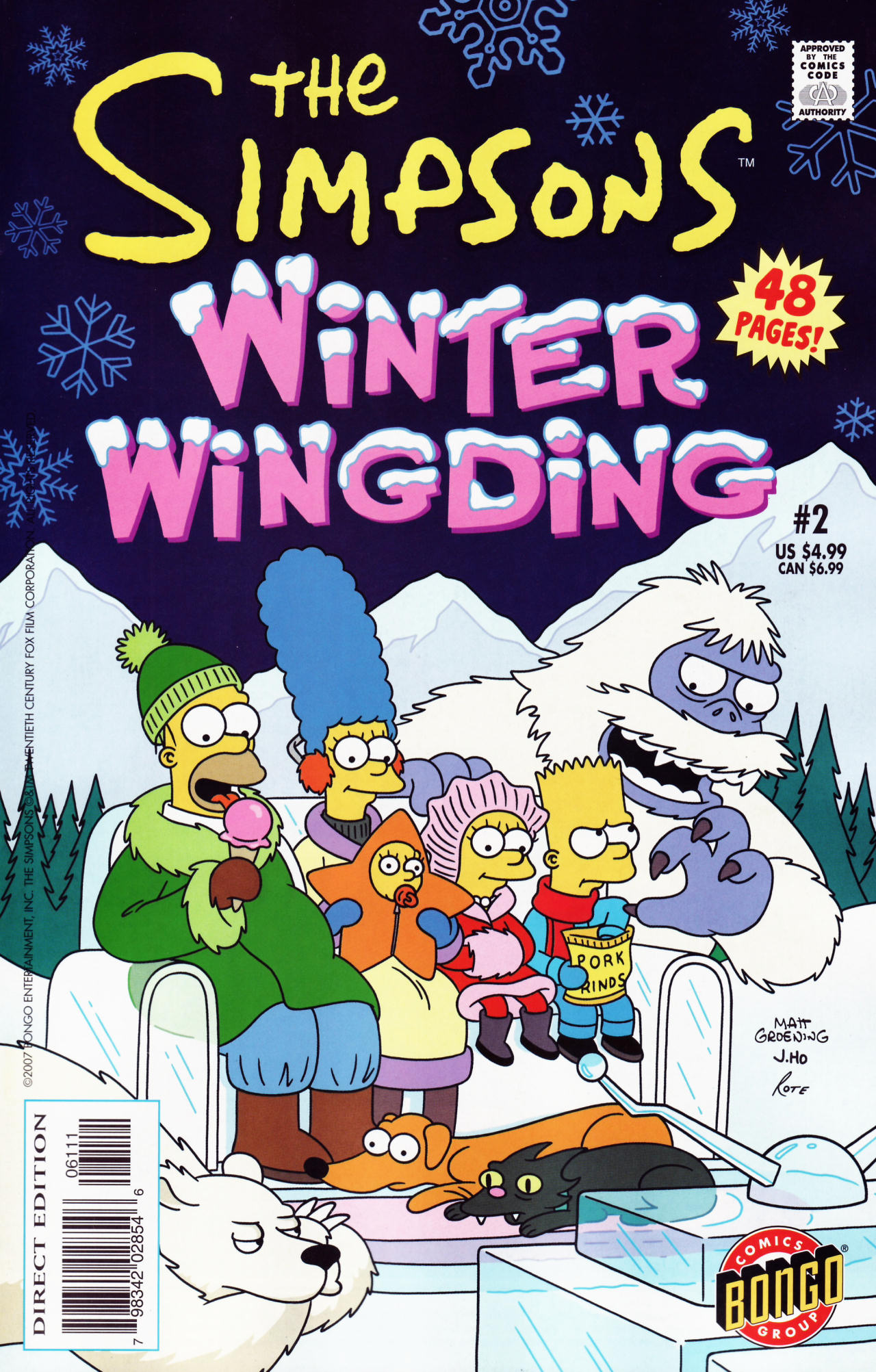 Read online The Simpsons Winter Wingding comic -  Issue #2 - 1