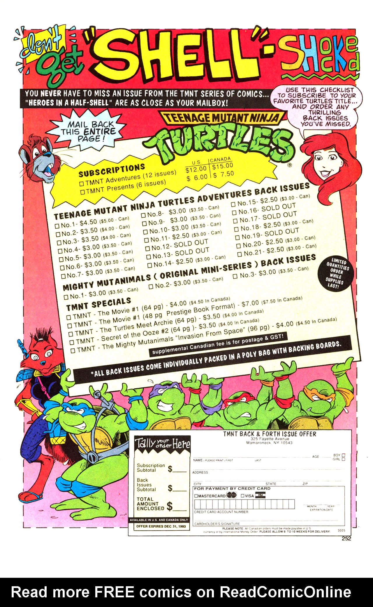 Read online Teenage Mutant Ninja Turtles Adventures (1989) comic -  Issue #51 - 34