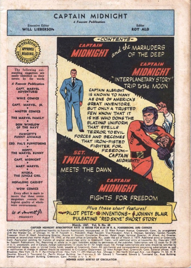 Read online Captain Midnight (1942) comic -  Issue #49 - 2