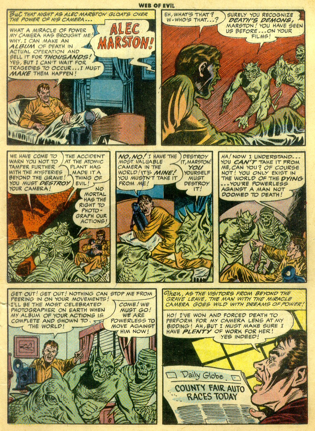 Read online Web of Evil comic -  Issue #21 - 6