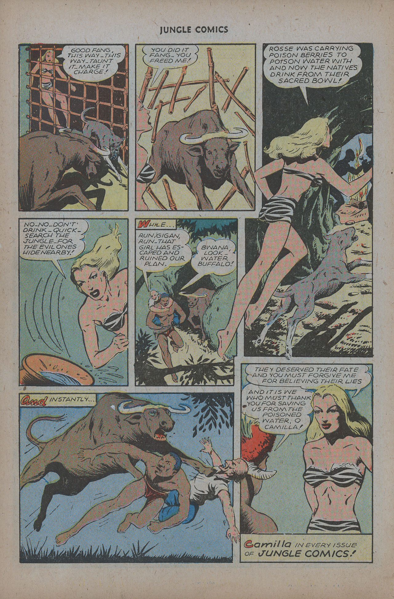 Read online Jungle Comics comic -  Issue #71 - 34