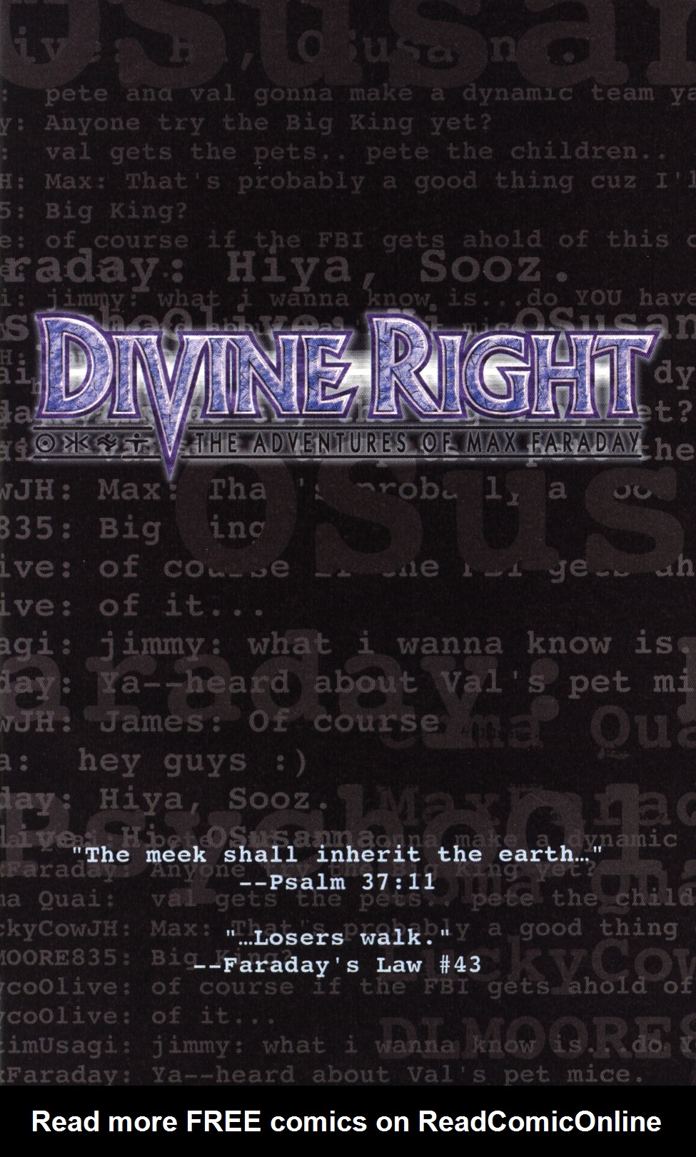 Read online Divine Right comic -  Issue #1 - 2