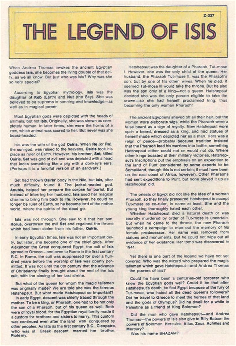 Read online Isis comic -  Issue #1 - 24