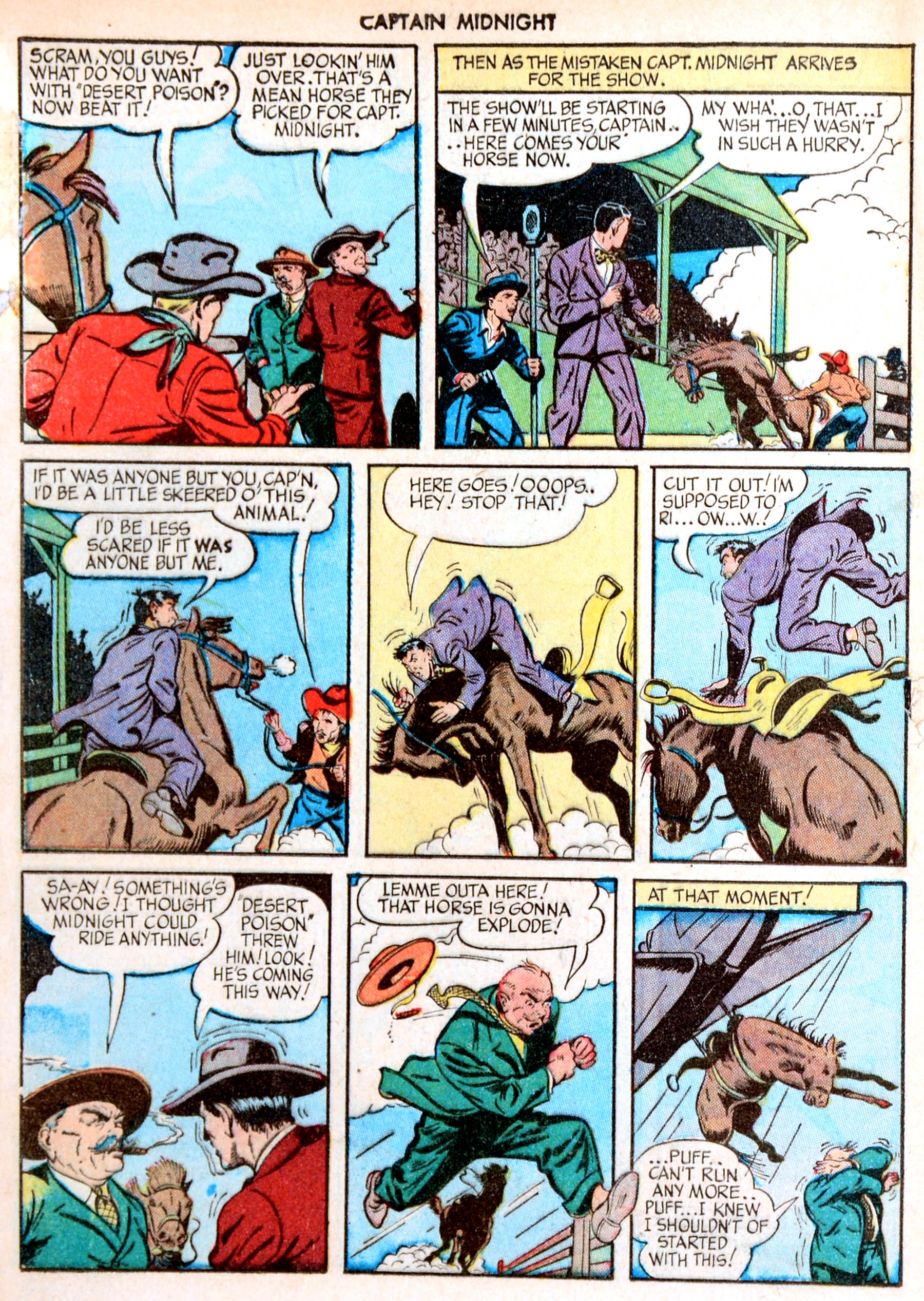 Read online Captain Midnight (1942) comic -  Issue #25 - 20