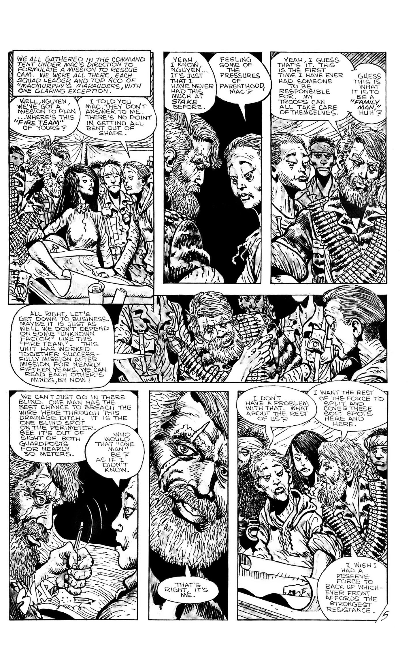 Read online Fire Team comic -  Issue #6 - 7