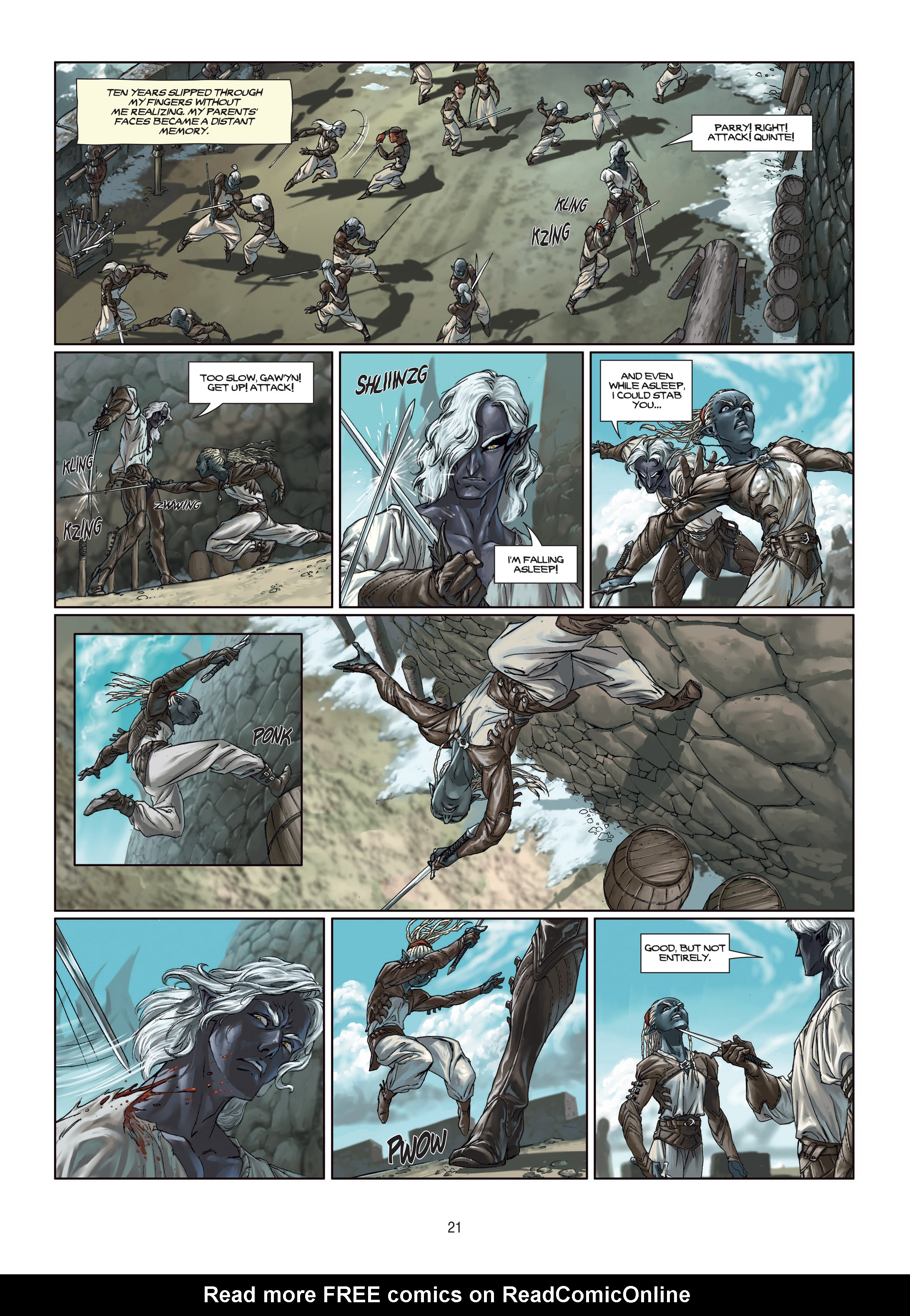 Read online Elves comic -  Issue #5 - 21