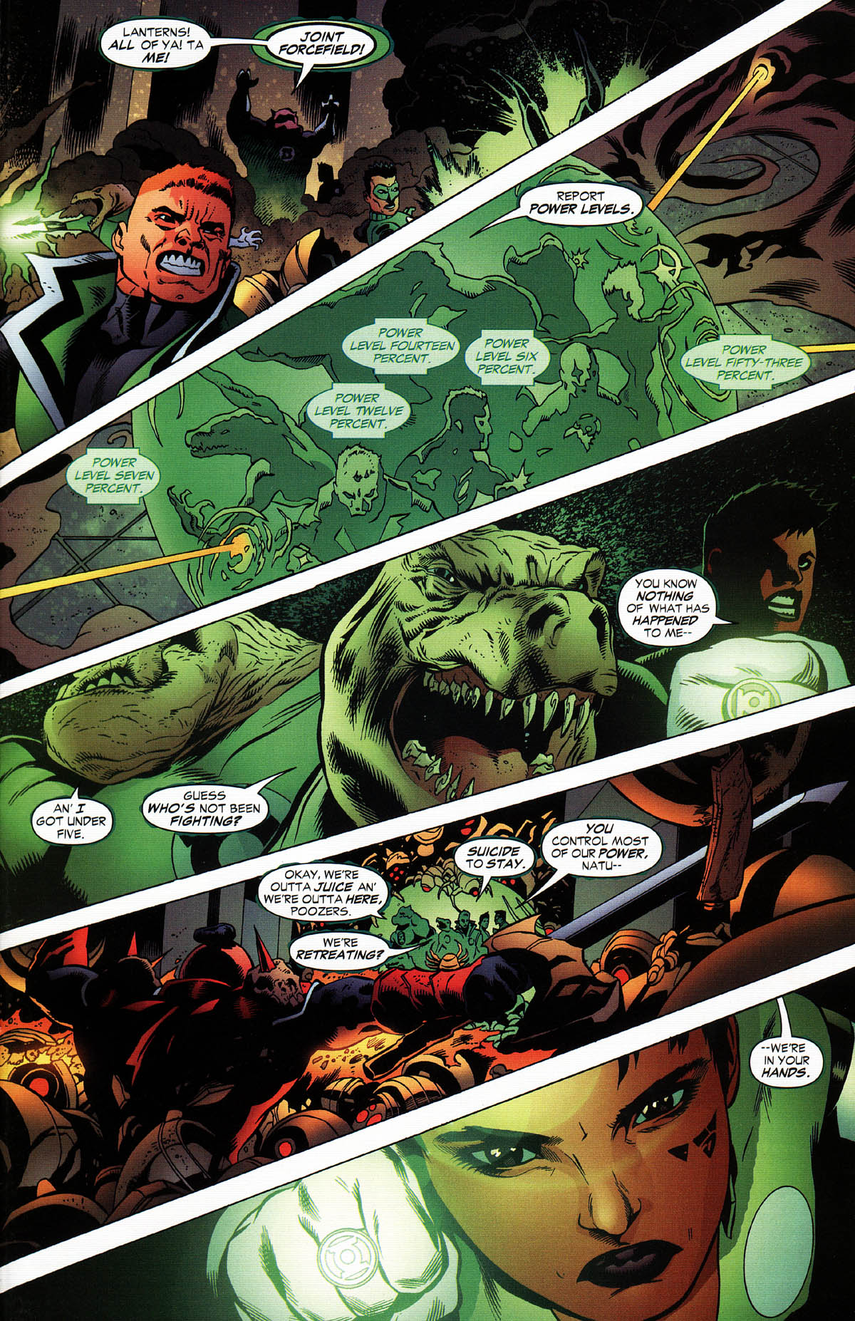 Read online Green Lantern Corps: Recharge comic -  Issue #4 - 14