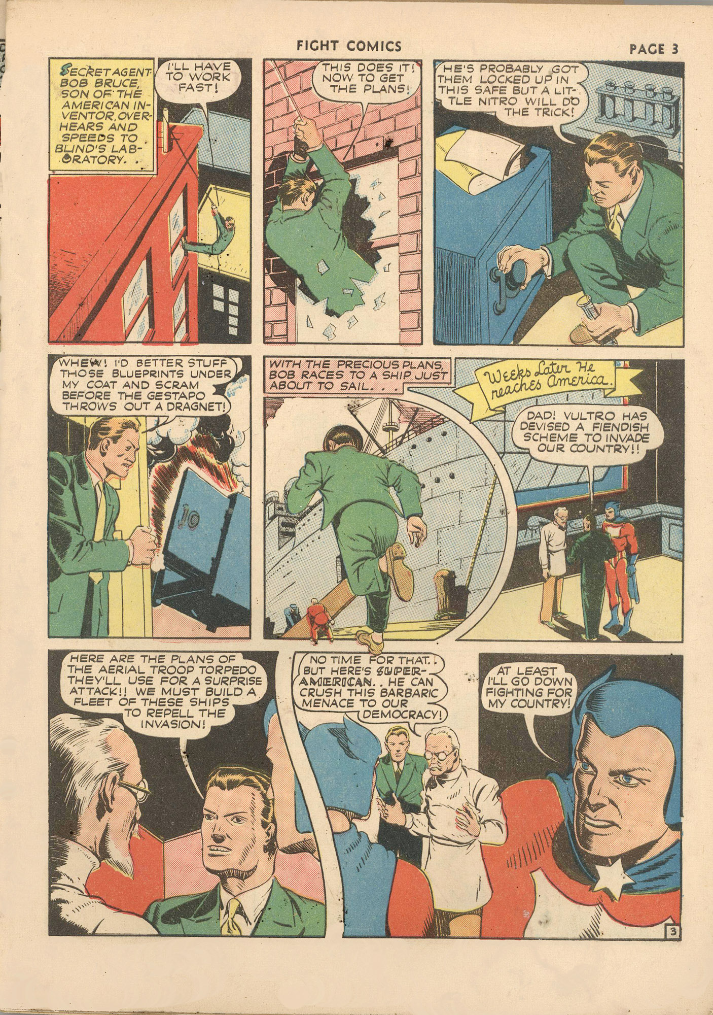 Read online Fight Comics comic -  Issue #16 - 6