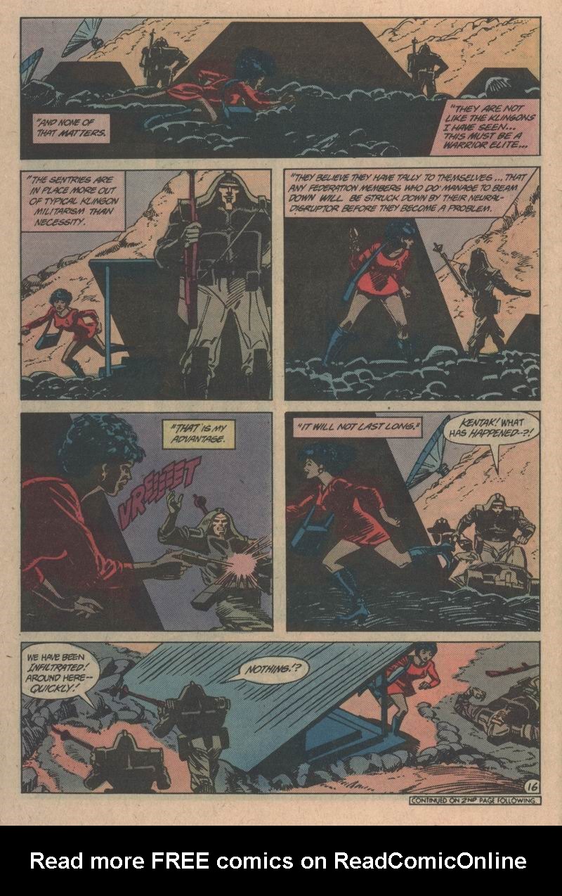Read online Star Trek (1984) comic -  Issue #30 - 17