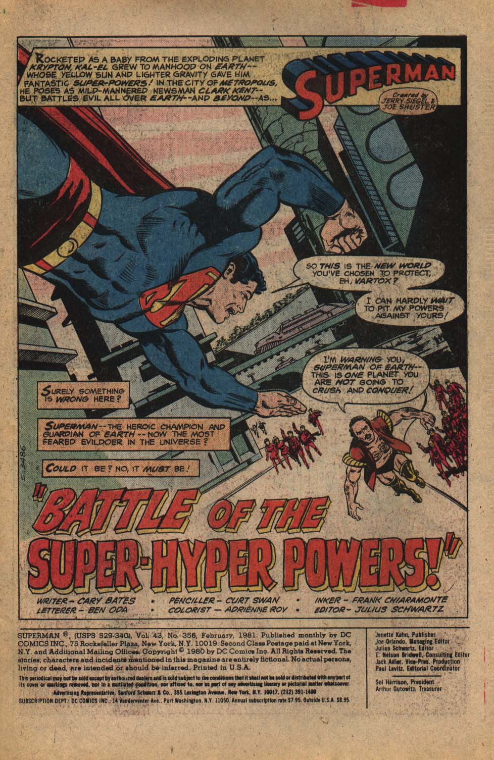 Read online Superman (1939) comic -  Issue #356 - 3