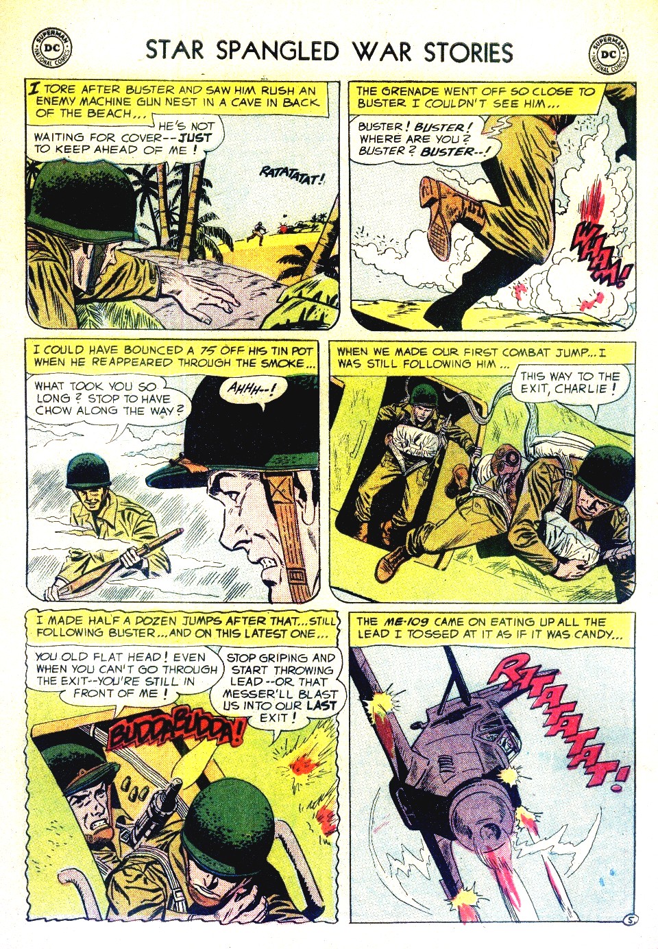 Read online Star Spangled War Stories (1952) comic -  Issue #54 - 7