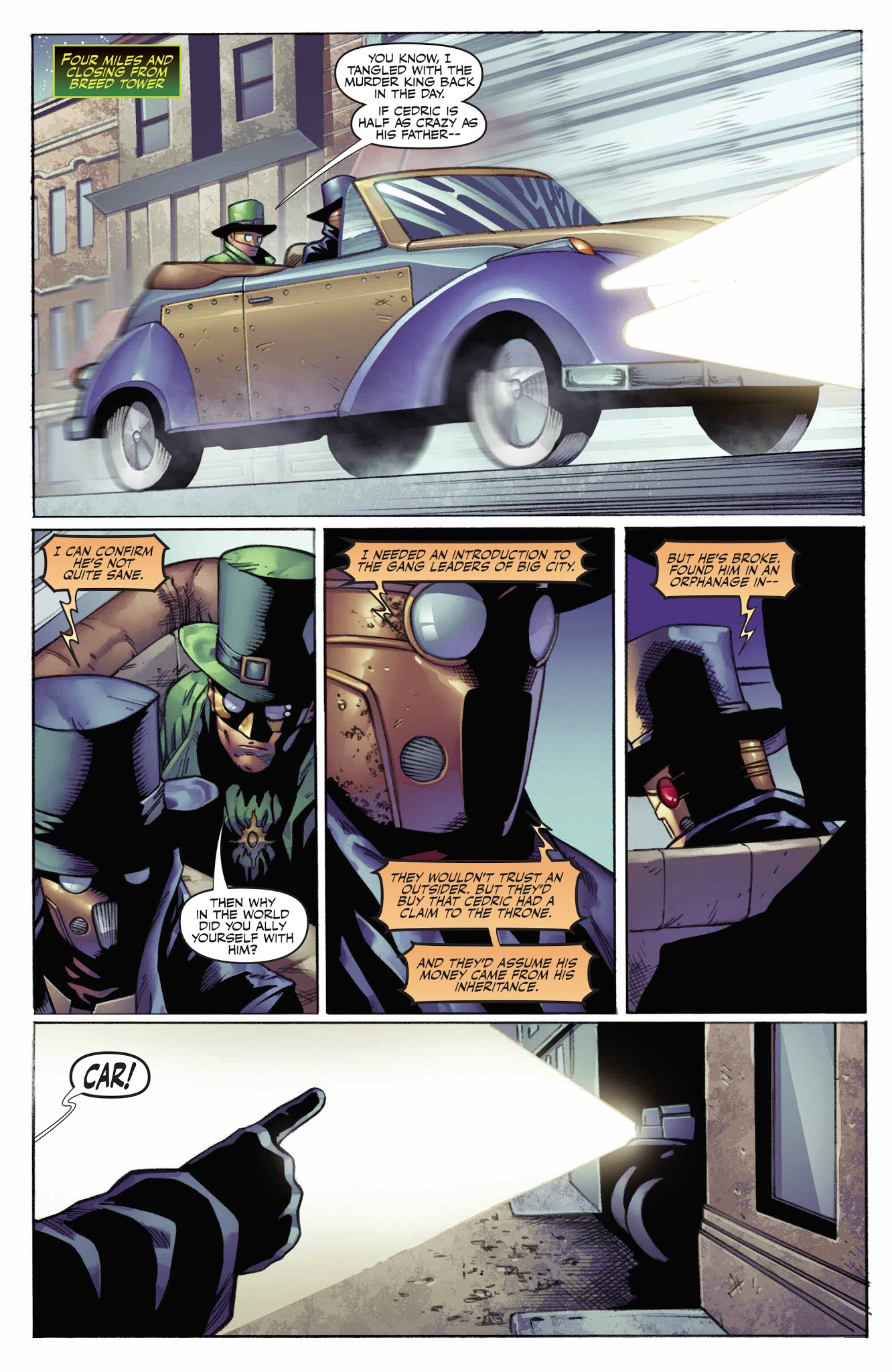 Read online Legenderry: Green Hornet comic -  Issue #4 - 12