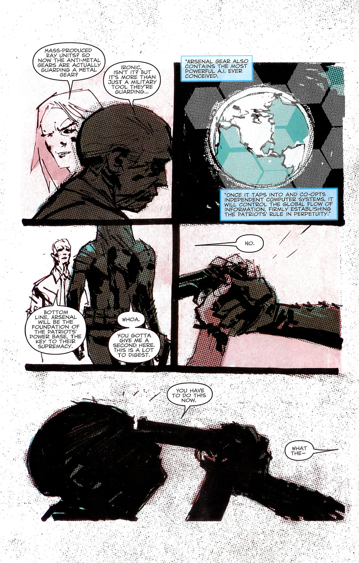 Read online Metal Gear Solid: Sons of Liberty comic -  Issue #7 - 13