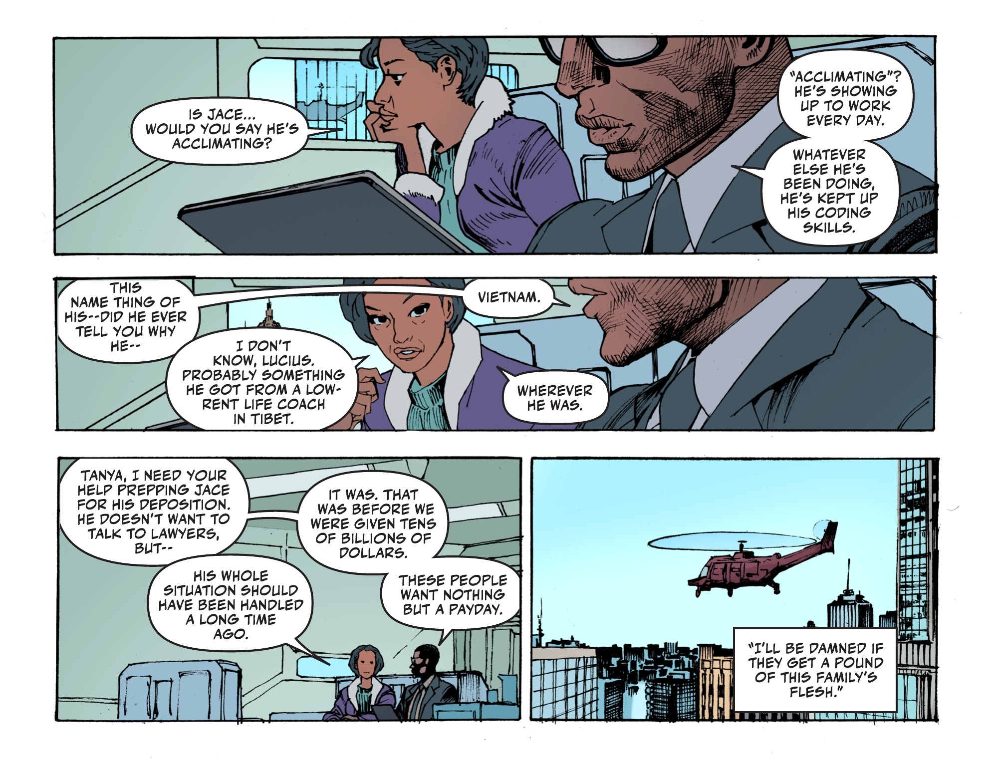 Read online The Next Batman: Second Son comic -  Issue #5 - 4