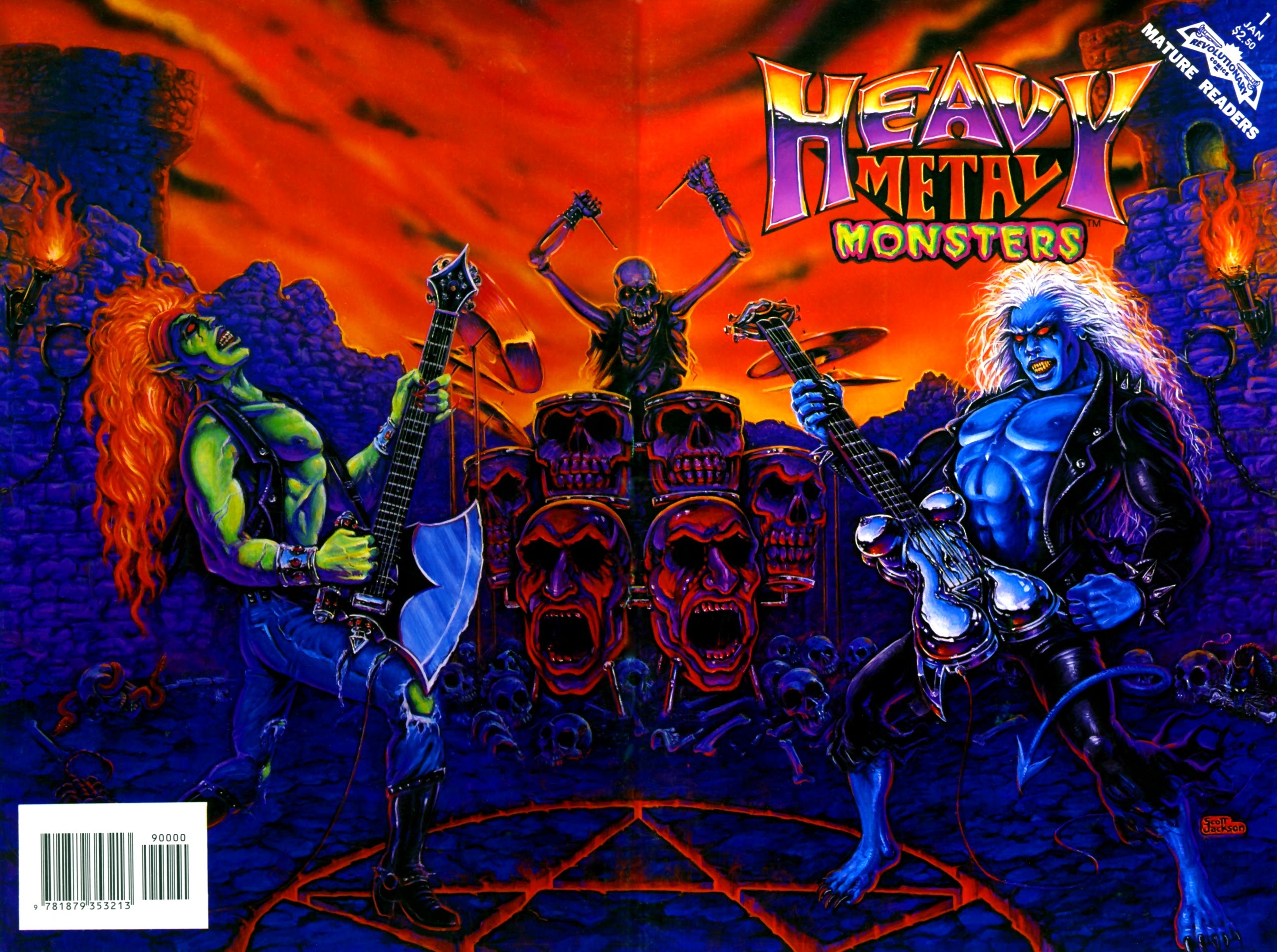 Read online Heavy Metal Monsters comic -  Issue #1 - 1
